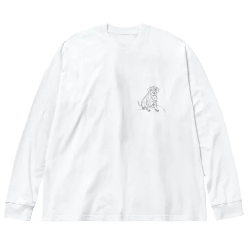 オシャレワンちゃん ビッグシルエットロングスリーブTシャツ