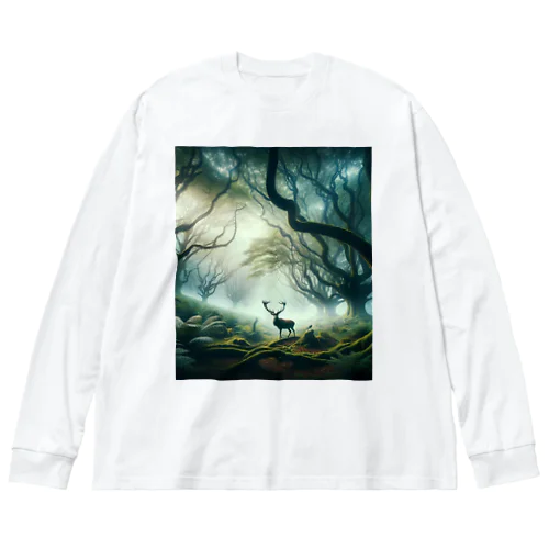 神秘の森の主 ビッグシルエットロングスリーブTシャツ