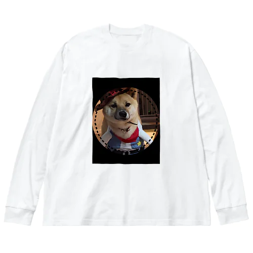 柴犬COOUo･ｪ･oU ビッグシルエットロングスリーブTシャツ