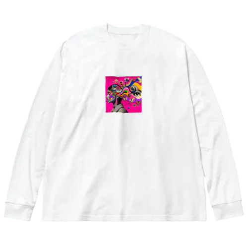 思考爆裂 Big Long Sleeve T-Shirt