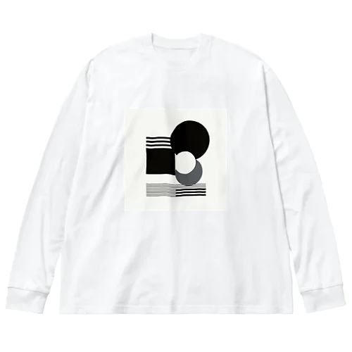 ミニマルなデザインと共鳴 Big Long Sleeve T-Shirt