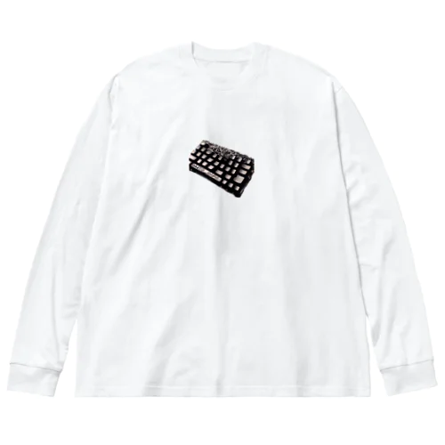 gajetto_papaキーボード Big Long Sleeve T-Shirt