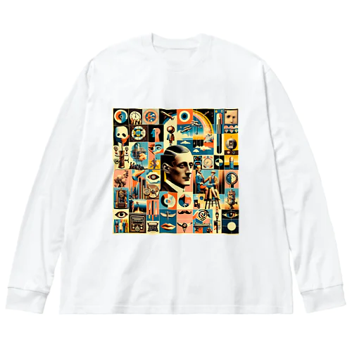 レトロジェントルマン Big Long Sleeve T-Shirt