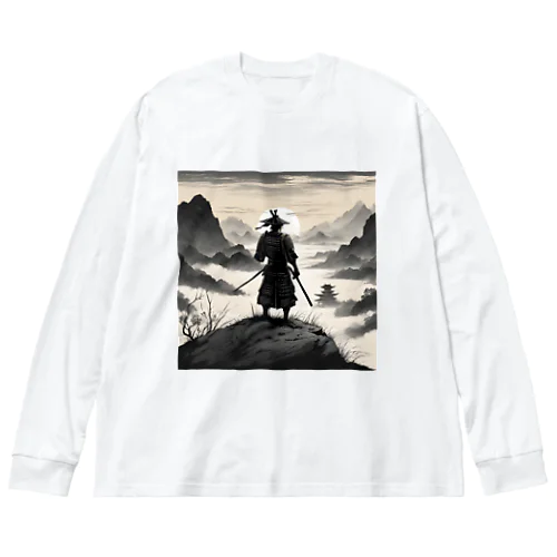 戦に敗れた武士が佇む風景画4 Big Long Sleeve T-Shirt