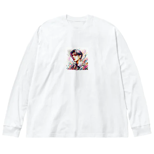 男性アイドル　Ⅰ Big Long Sleeve T-Shirt