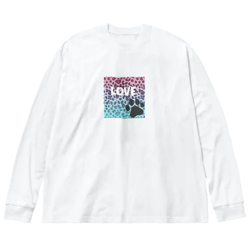 豹柄LOVE🐾シリーズ ビッグシルエットロングスリーブTシャツ