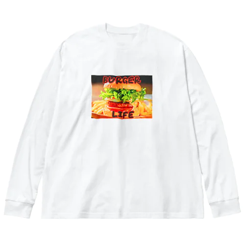 BURGER　LIFE Big Long Sleeve T-Shirt