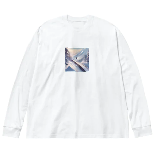 鮮やかなスノーボーダー Big Long Sleeve T-Shirt