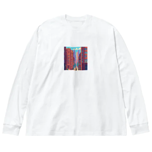 ぎらぎらした街をぬけ さっさと家に帰ろう Big Long Sleeve T-Shirt