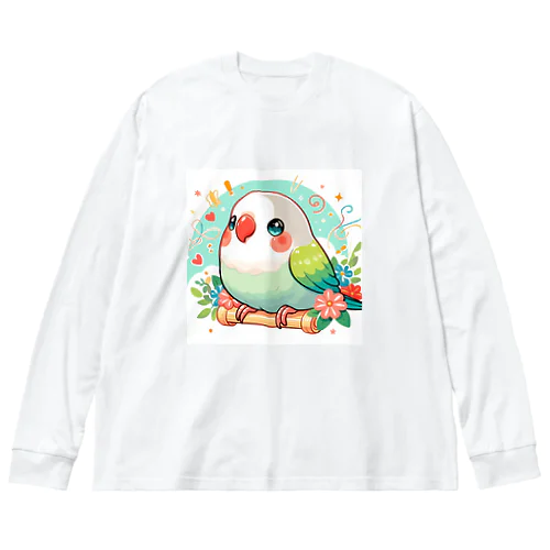 オカメインコちゃん ビッグシルエットロングスリーブTシャツ