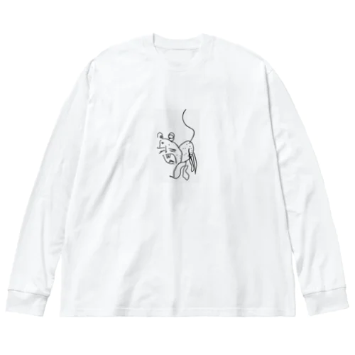 pan3 ver.チーター Big Long Sleeve T-Shirt