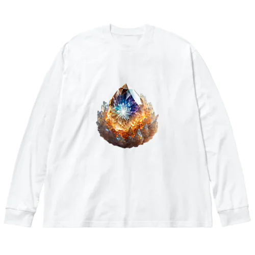 空想鉱物Ⅲ〈切り抜き〉 Big Long Sleeve T-Shirt