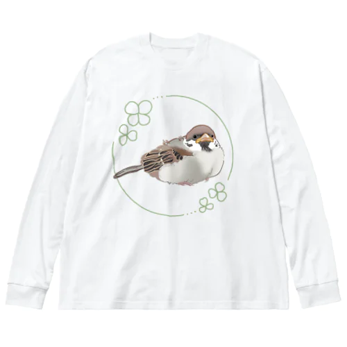 すずめのヒナちゃん Big Long Sleeve T-Shirt