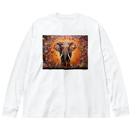 カラフルな像ラフルール1859 Big Long Sleeve T-Shirt