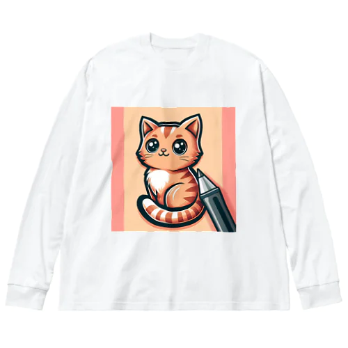 ねこニコばん Big Long Sleeve T-Shirt