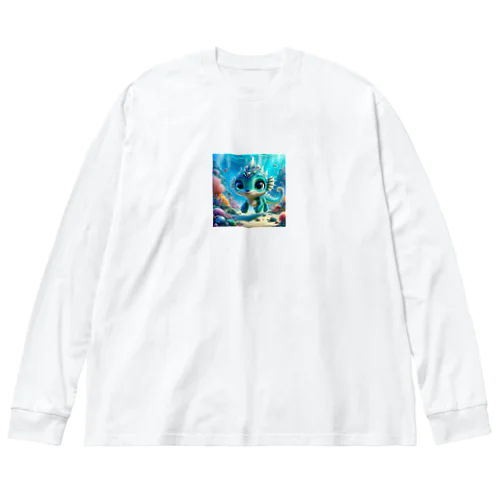 タツノオトシゴ Big Long Sleeve T-Shirt