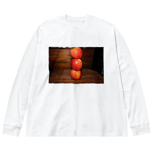 リンゴ３酸さん ビッグシルエットロングスリーブTシャツ