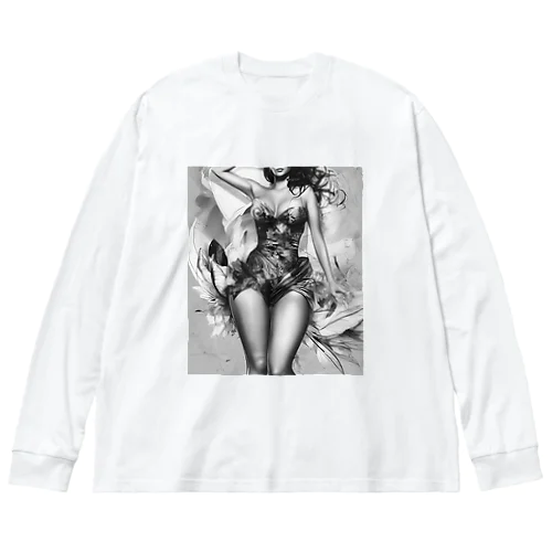 女性 Big Long Sleeve T-Shirt