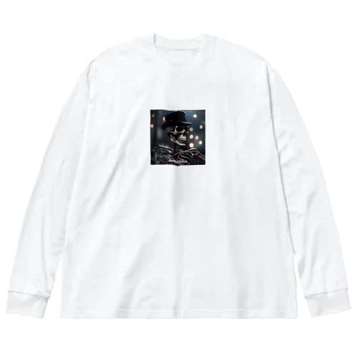 ダンディな骸骨 Big Long Sleeve T-Shirt