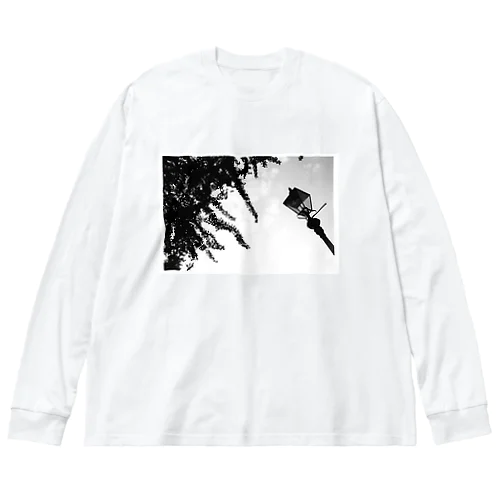 横浜の風景〈ガス灯と銀杏〉 Big Long Sleeve T-Shirt