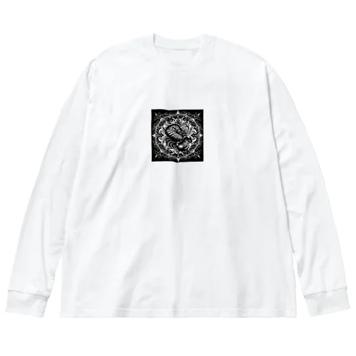 トライバル風のサソリ Big Long Sleeve T-Shirt