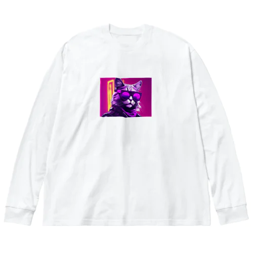 ハードボイルドねこ Big Long Sleeve T-Shirt