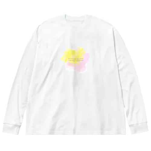 KUMO☁️×名言　Spring ver. Big Long Sleeve T-Shirt