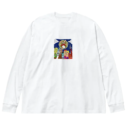 うさぎタウン Big Long Sleeve T-Shirt