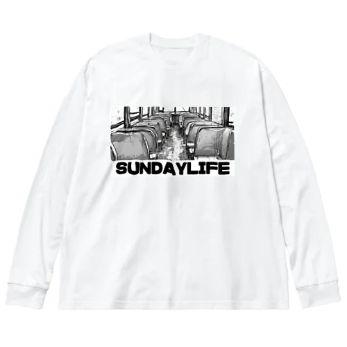 SUNDAYLIFE 座席 ビッグシルエットロングスリーブTシャツ