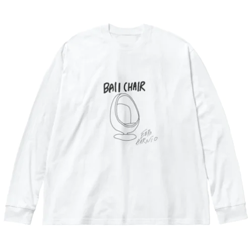 BALL  CHAIR ビッグシルエットロングスリーブTシャツ