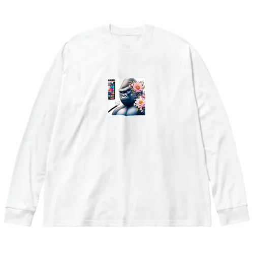 美肌ゴリラ Big Long Sleeve T-Shirt