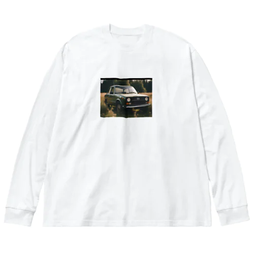 小型車 ビッグシルエットロングスリーブTシャツ