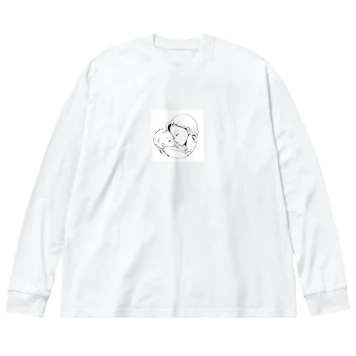 母の愛 ビッグシルエットロングスリーブTシャツ