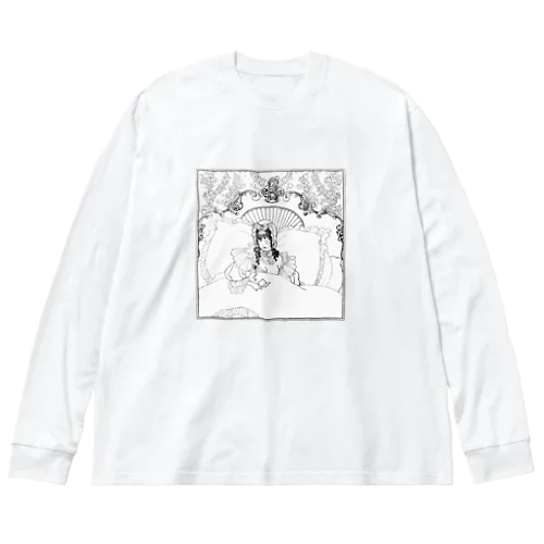 オーブリー・ビアズリー「レイプオブザロック」挿絵 Big Long Sleeve T-Shirt