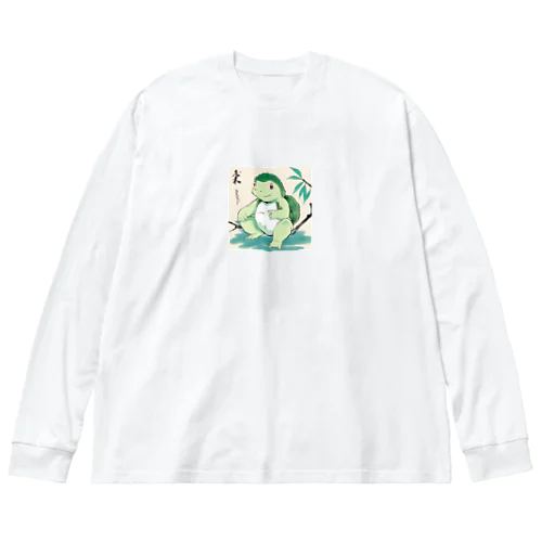 河童！？ ビッグシルエットロングスリーブTシャツ