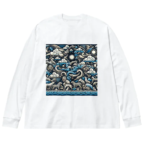 自然界からのメッセージ4 Big Long Sleeve T-Shirt