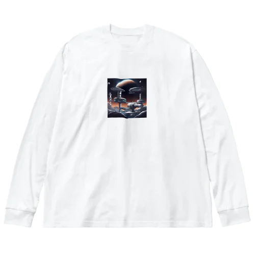 1. Futura Space Station ビッグシルエットロングスリーブTシャツ