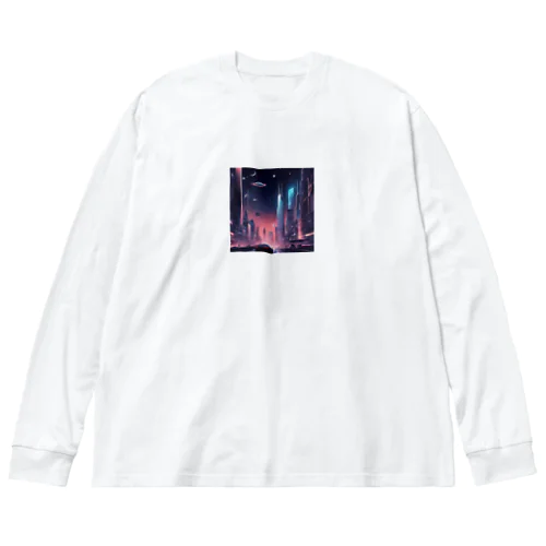 10. Futura Starlight Cityscape ビッグシルエットロングスリーブTシャツ