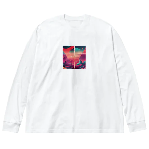 11. Futura Celestial Wonderland Big Long Sleeve T-Shirt