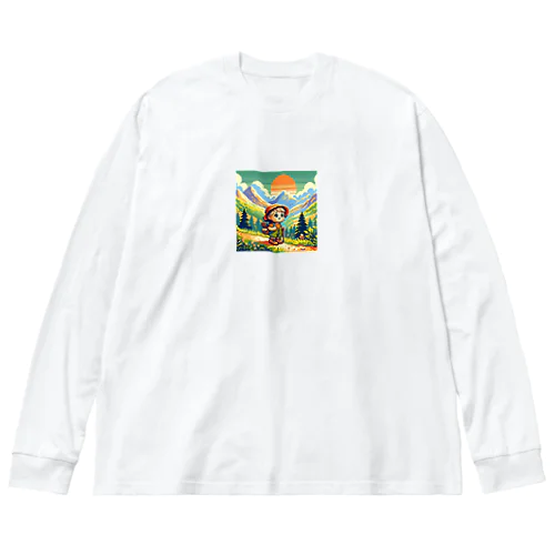 こども登山家 Big Long Sleeve T-Shirt