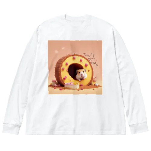 バウムクーヘンの穴 🐹 ビッグシルエットロングスリーブTシャツ