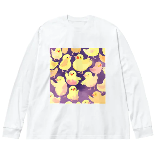 ハッピーひよこシリーズ　 Big Long Sleeve T-Shirt