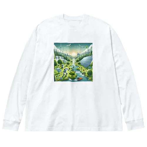 テラフォーミング Big Long Sleeve T-Shirt