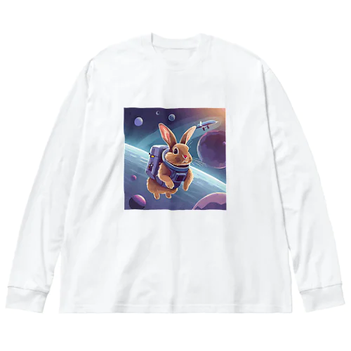 宇宙を旅するうさぎ4 Big Long Sleeve T-Shirt