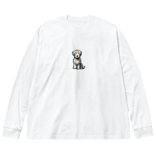 アイリッシュ・ウルフハウンド【かわいい動物たち】 Big Long Sleeve T-Shirt