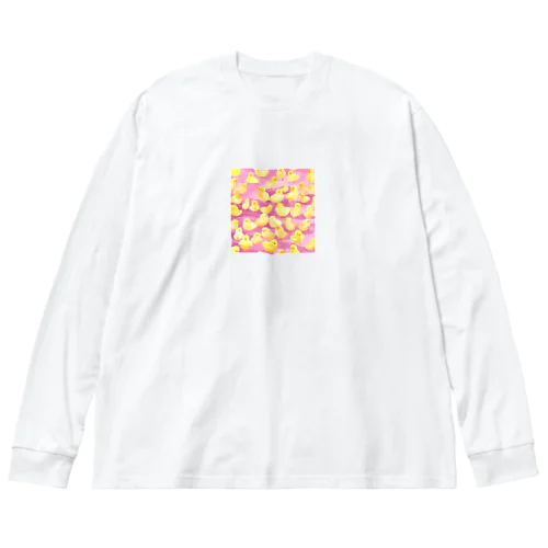 いっぱいのひよこシリーズ Big Long Sleeve T-Shirt