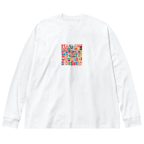 缶だらけ🥫 ビッグシルエットロングスリーブTシャツ