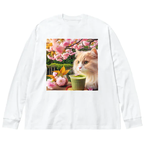 春の訪れを告げる桜満開 Big Long Sleeve T-Shirt