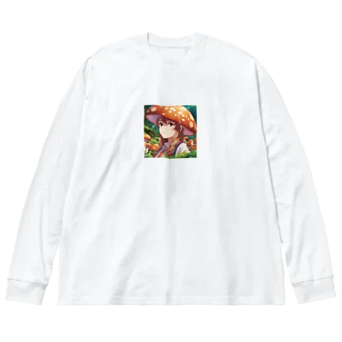 キノコ少女 Big Long Sleeve T-Shirt