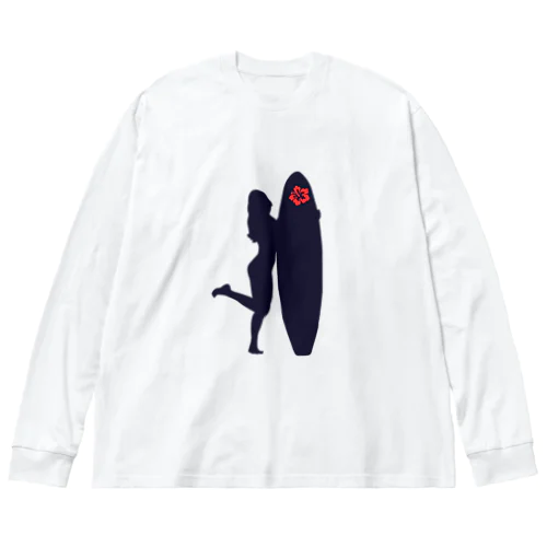 サーフガール Big Long Sleeve T-Shirt